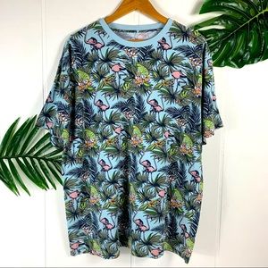 ORIGINAL USE Men’s Tropical Flamingo Graphic Shirt